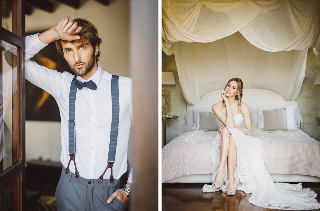 Vorbereitung für die Finca Hochzeit Mallorca