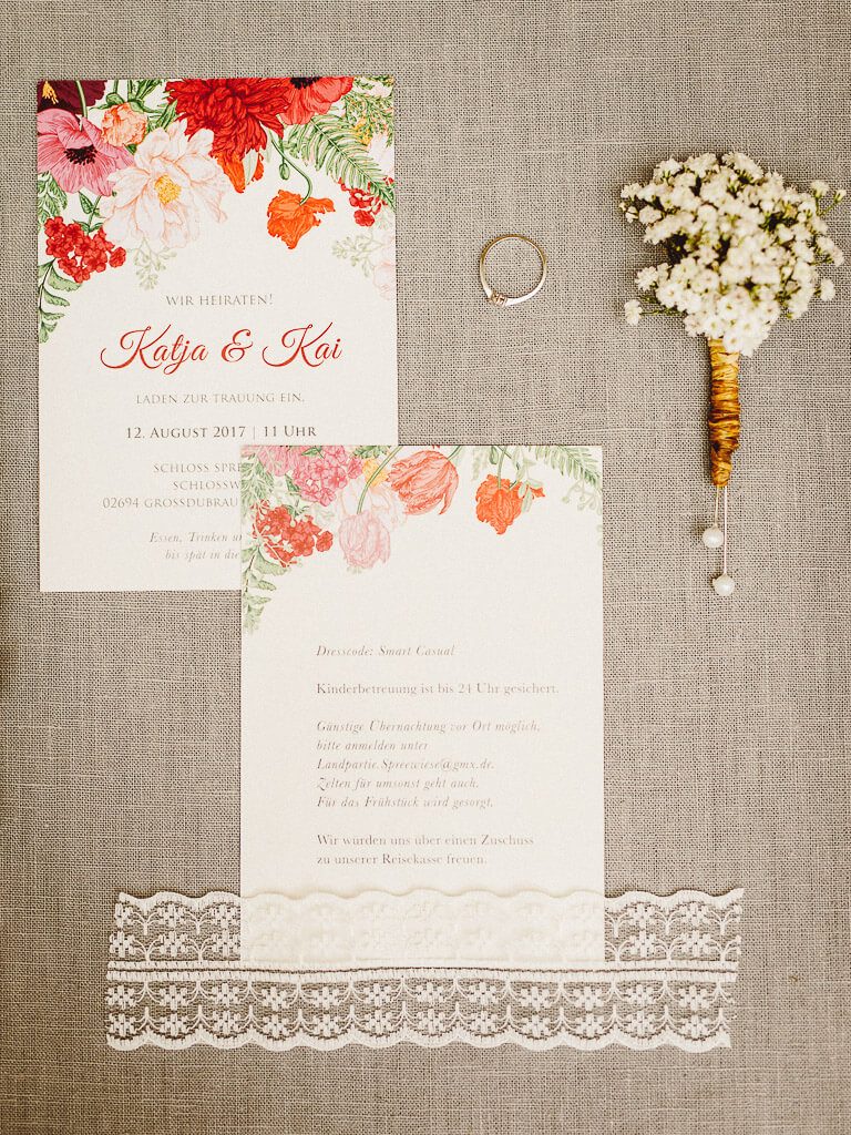 Vintage Hochzeitspapeterie