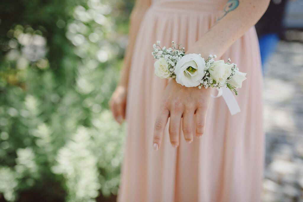Ideen für Hochzeit, Blüten Armband - Hochzeit Würzburg