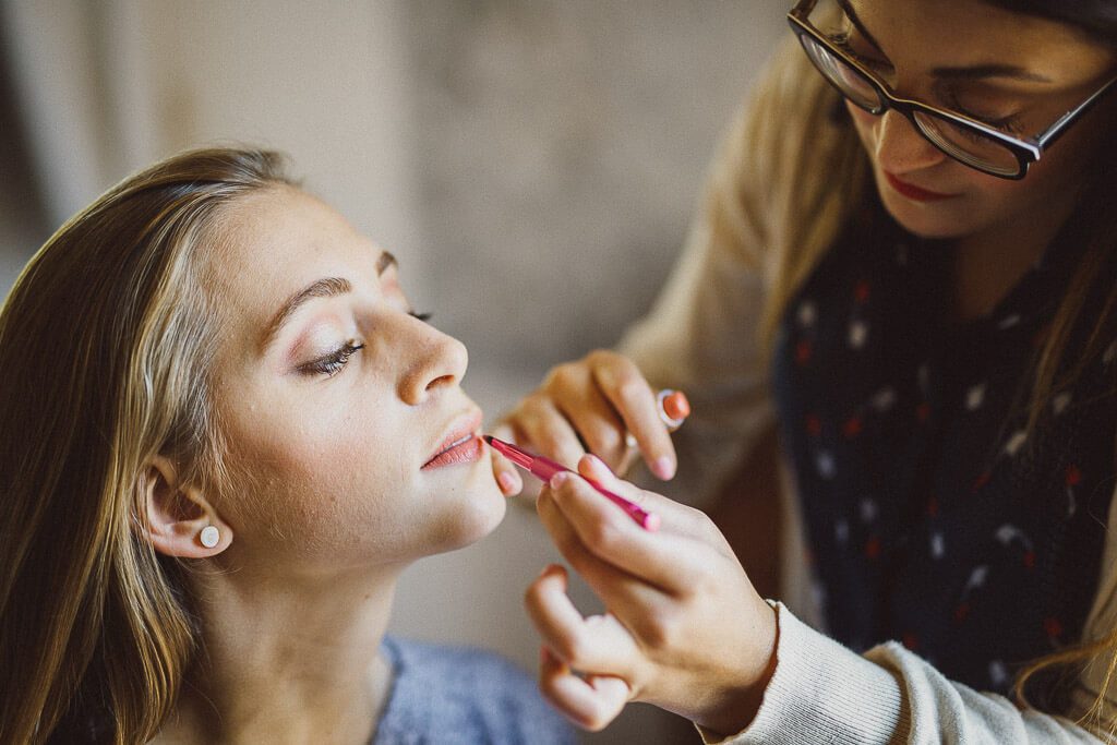 Hochzeitsfotos Mallorca - Brautstyling