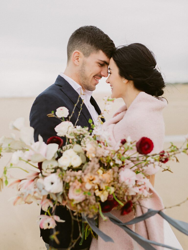 Shooting am Strand von Porto- Hochzeitsfotograf Porto