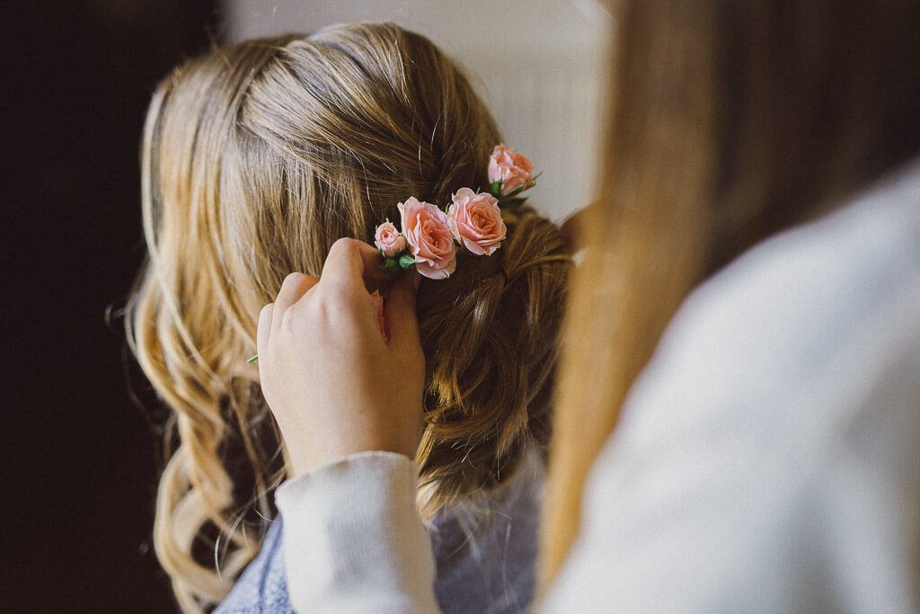 Finca Wedding Mallorca - Hochzeitsfrisur