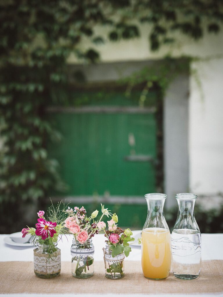 Vintage Hochzeitsdeko