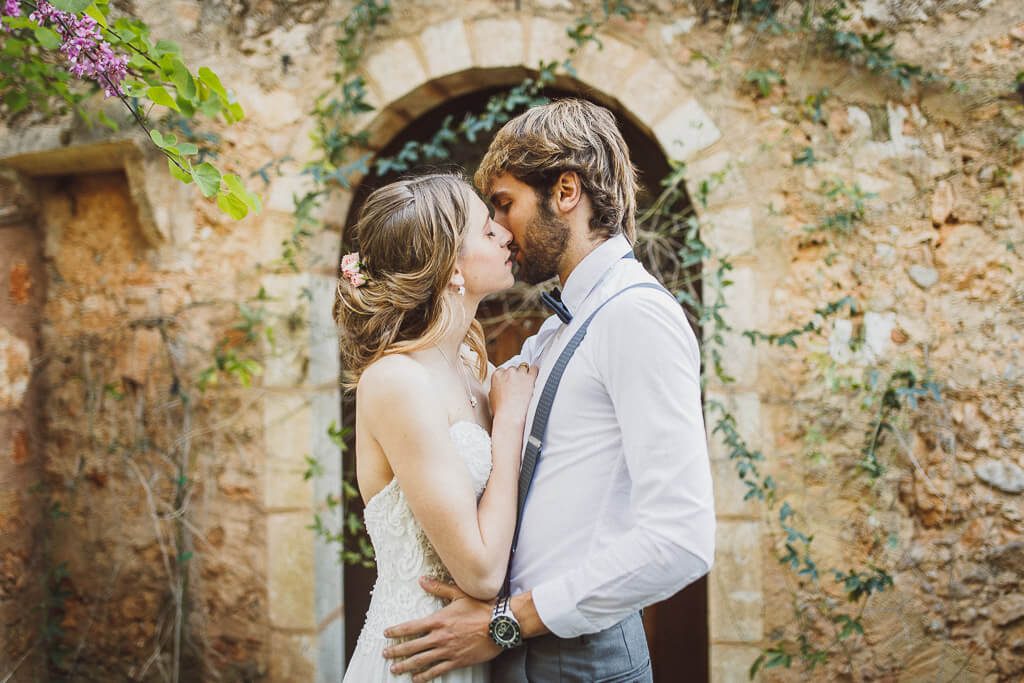 Hochzeitskuss Hochzeitsfotos Mallorca
