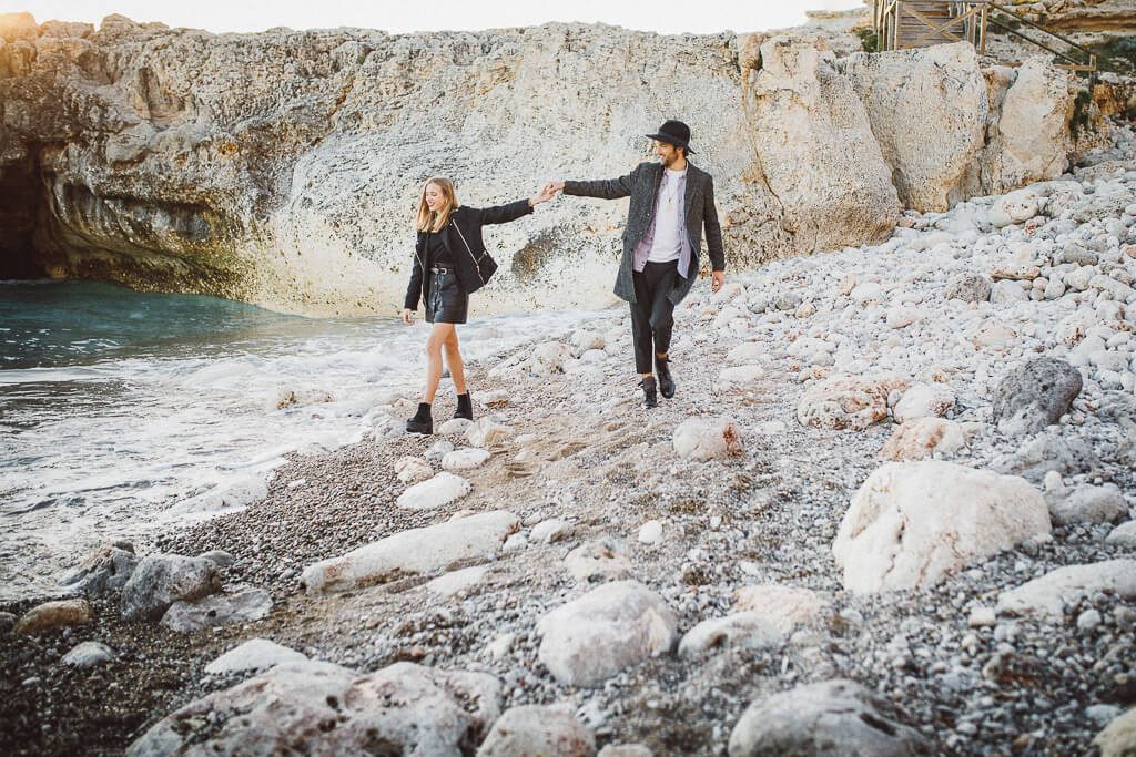 Beach Couple Photoshoot in Mallorca