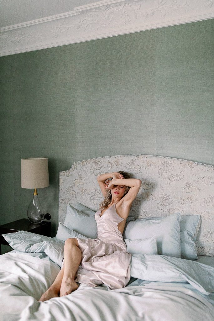 Magdalena im Bett - Boudoir Shoot Leipzig