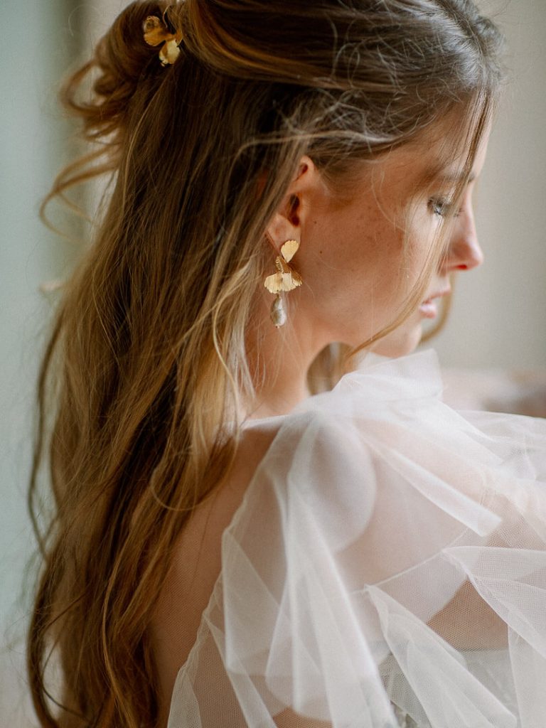 Maison Sabben bridal earrings