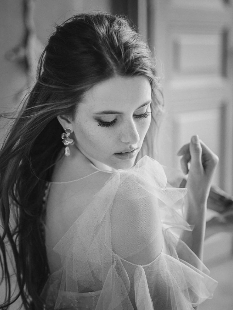 Maison Sabben bridal earrings