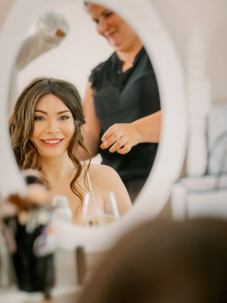 Get ready Braut - Hochzeit Schloss Wackenbarth