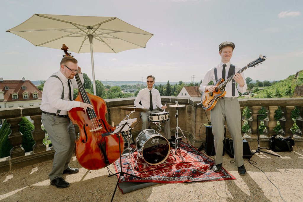 Hochzeitsband, Hochzeit Schloss Wackerbarth