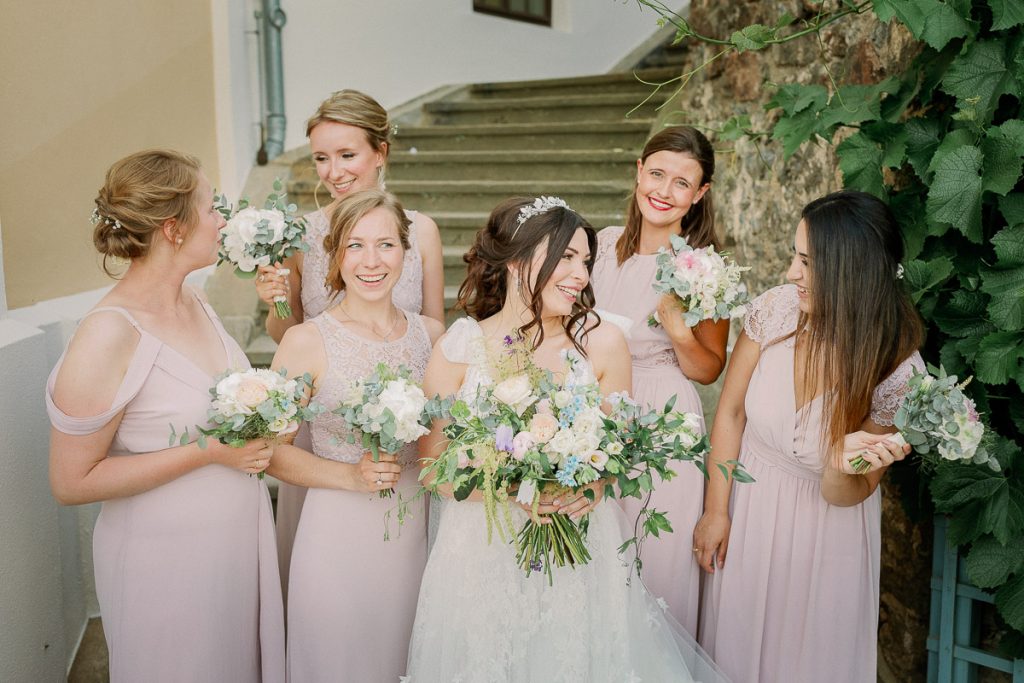 Brautjungfern, Hochzeit Schloss Wackerbarth