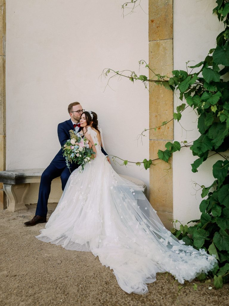 Brautpaarshooting Belvedere Schloss Wackerbarth Hochzeit