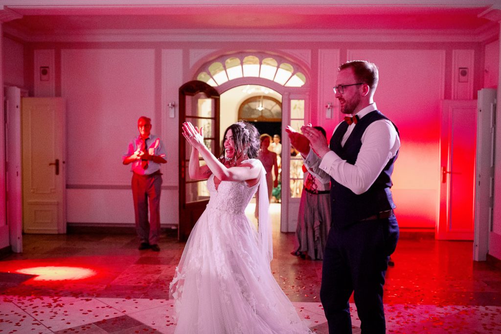 Hochzeitsparty, Hochzeit Schloss Wackerbarth