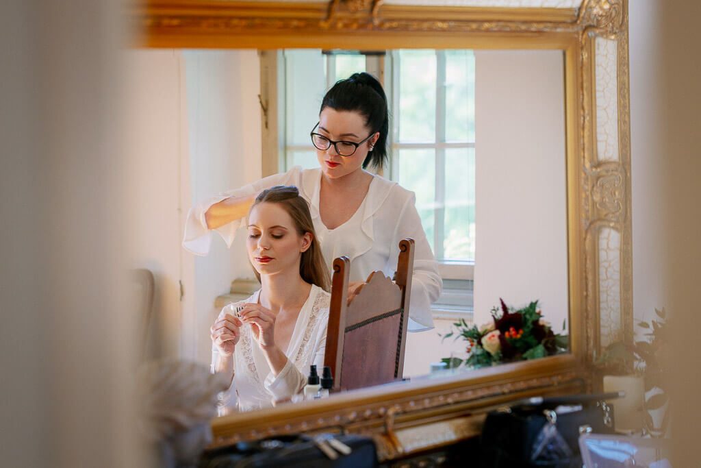 bridal styling - castle wedding germany