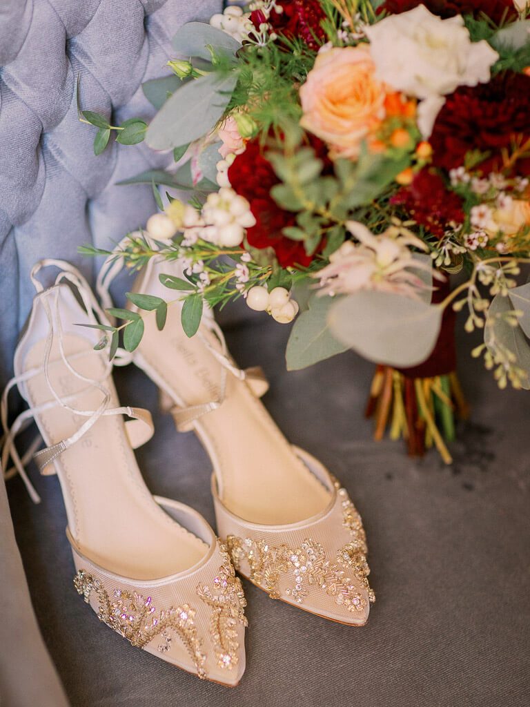 bridal shoes - castle wedding germany