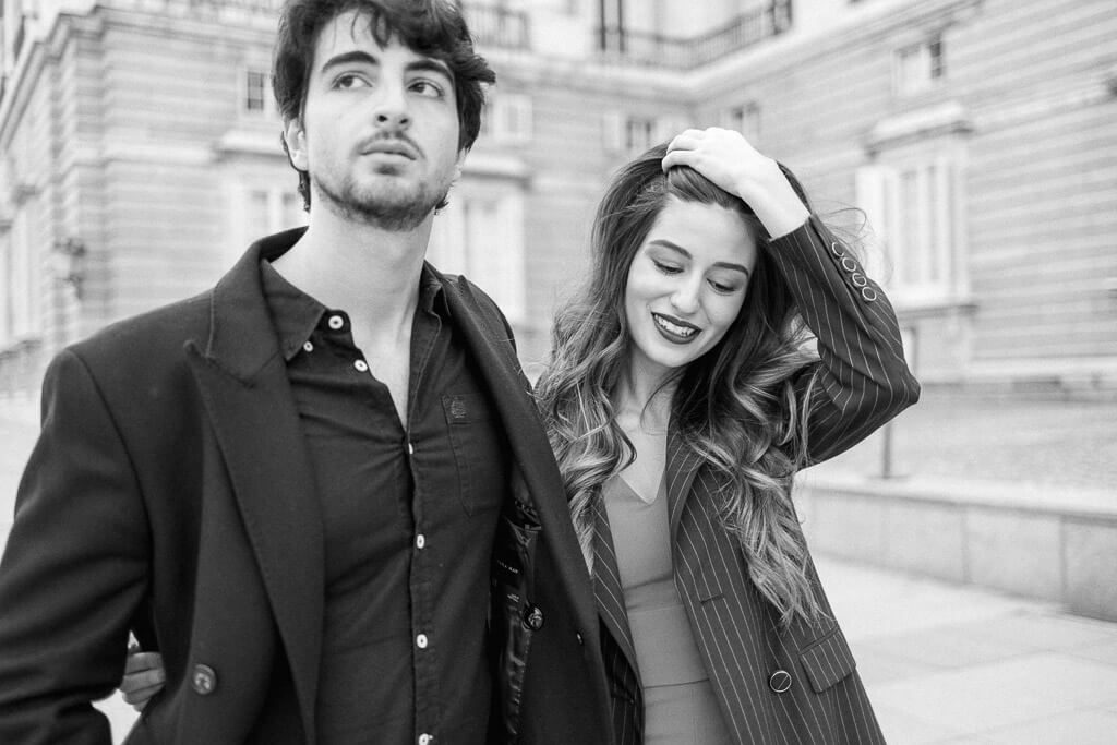 Posen Paar Fotoshooting