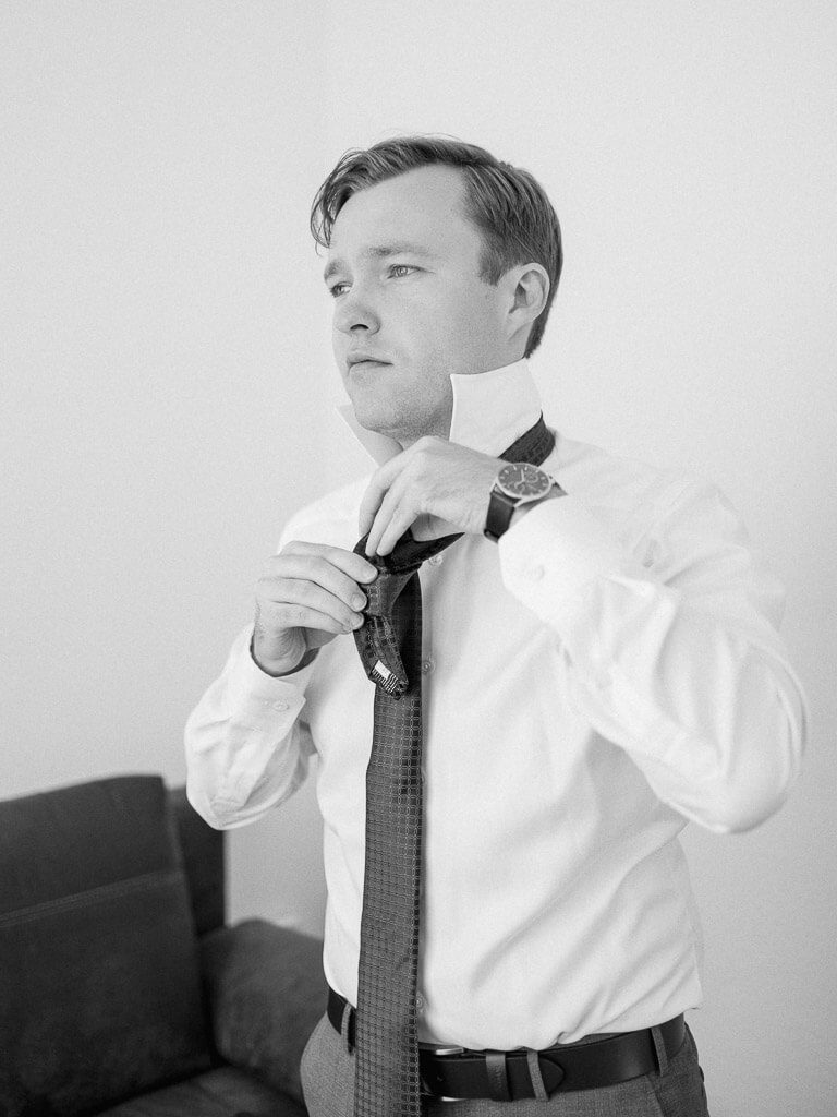 Bräutigam Styling - Hochzeit Schloss Machern