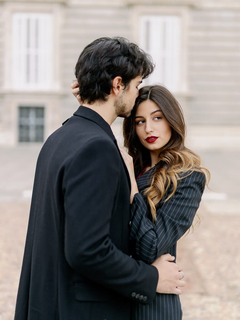 Posen für Pärchen - Paar Fotoshooting Madrid