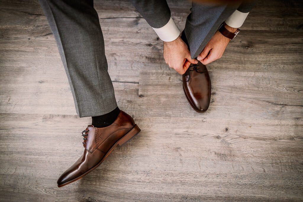 Hochzeit Schuhe Braun - Hochzeit Schloss Machern