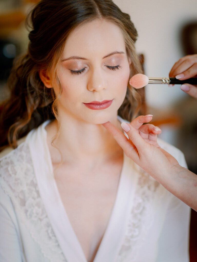 Braut Make Up - Hochzeit Schloss Machern