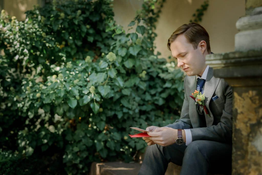 Bräutigam - Hochzeit Schloss Machern