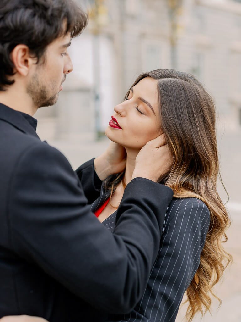 Posen für Pärchen - Paar Fotoshooting Madrid