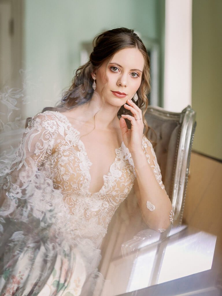 Shooting mit der Braut - Hochzeit Schloss Machern