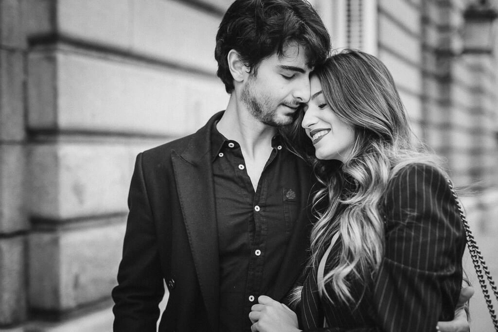 Posen für Pärchen - Paar Fotoshooting Madrid