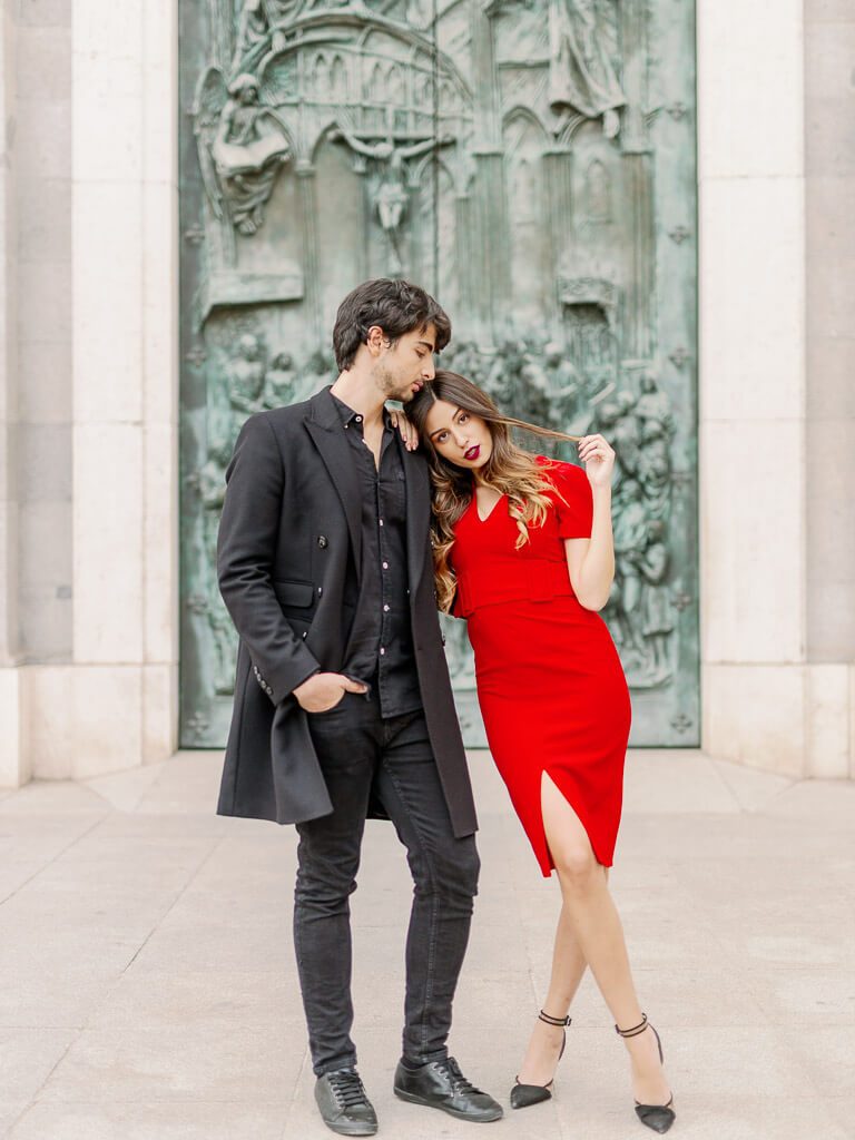 Posen für Pärchen - Paar Fotoshooting Madrid