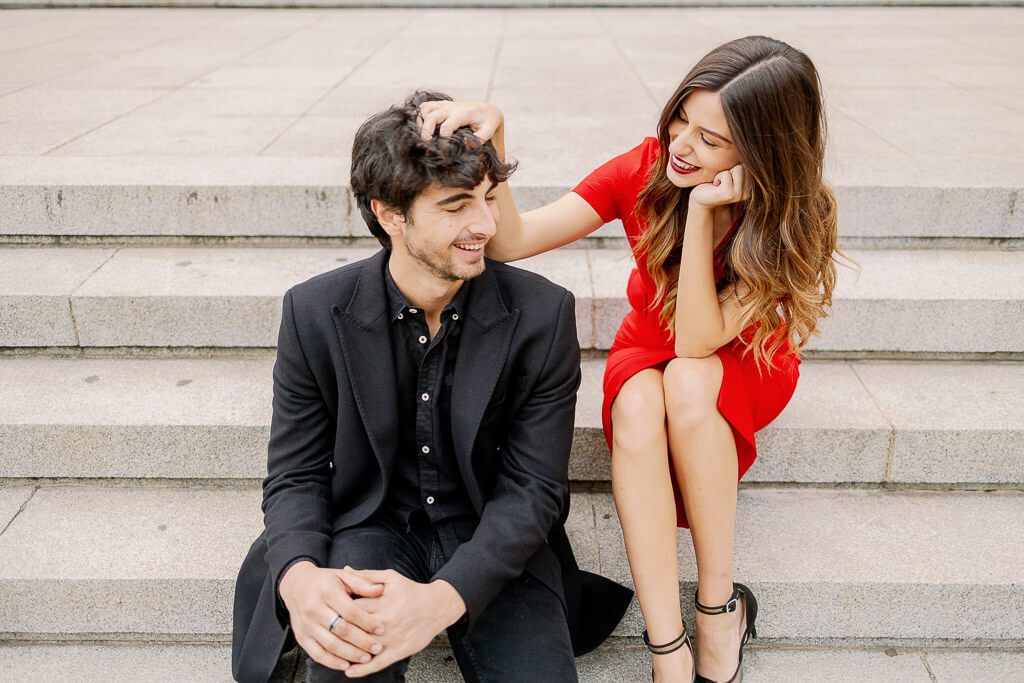 Posen Paar Fotoshooting