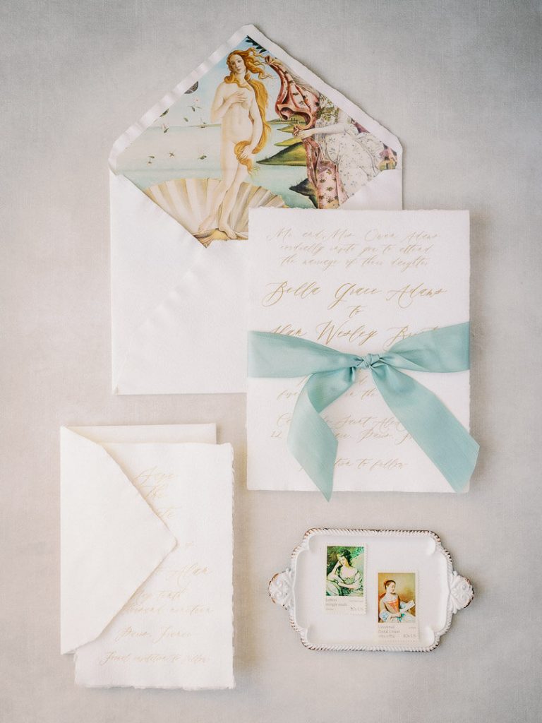 Hochzeitspapeterie mint