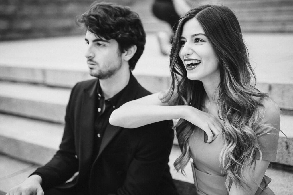 Posen für Pärchen - Paar Fotoshooting Madrid