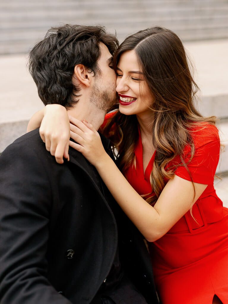 Posen für Pärchen - Paar Fotoshooting Madrid