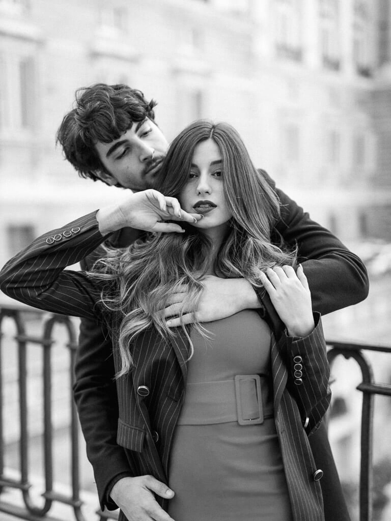 Sexy Posen - Paar Fotoshooting Madrid