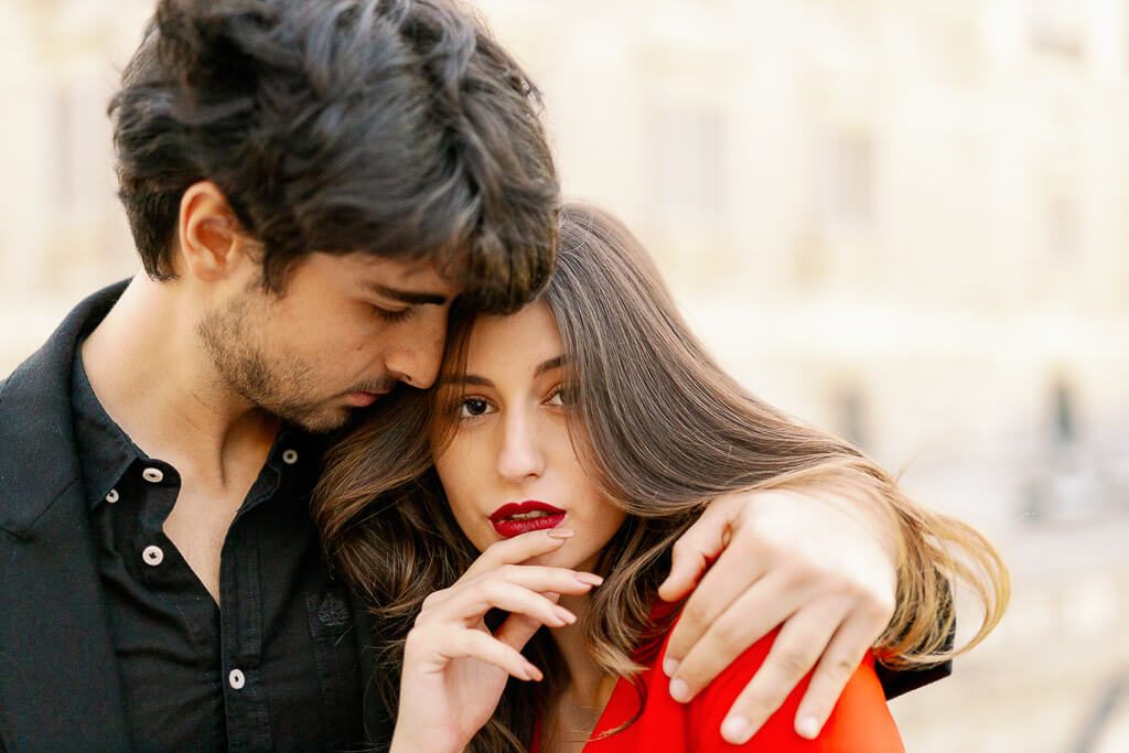 Sexy Posen - Paar Fotoshooting Madrid