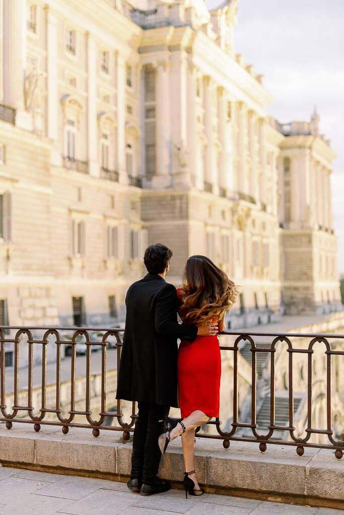 Posen für Pärchen - Paar Fotoshooting Madrid