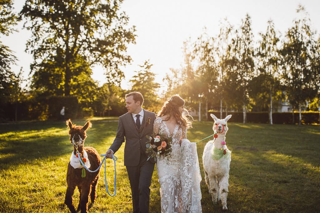 Außergewöhnliches Hochzeitsshooting - Hochzeit Schloss Machern