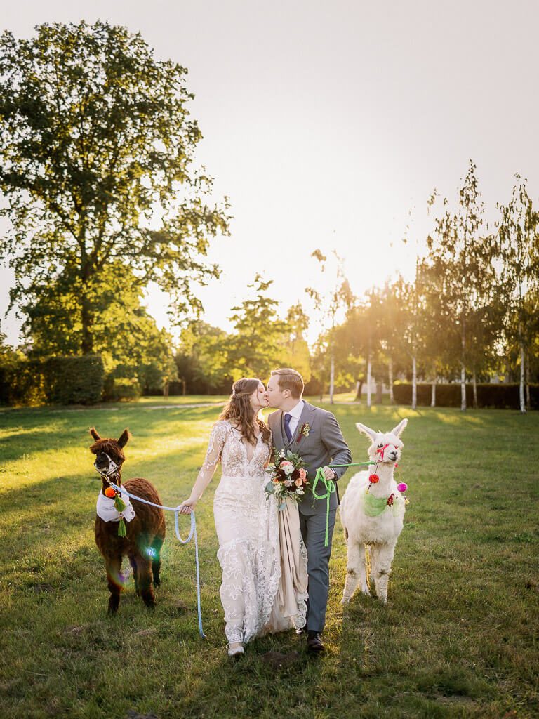 Außergewöhnliches Hochzeitsshooting - Hochzeit Schloss Machern