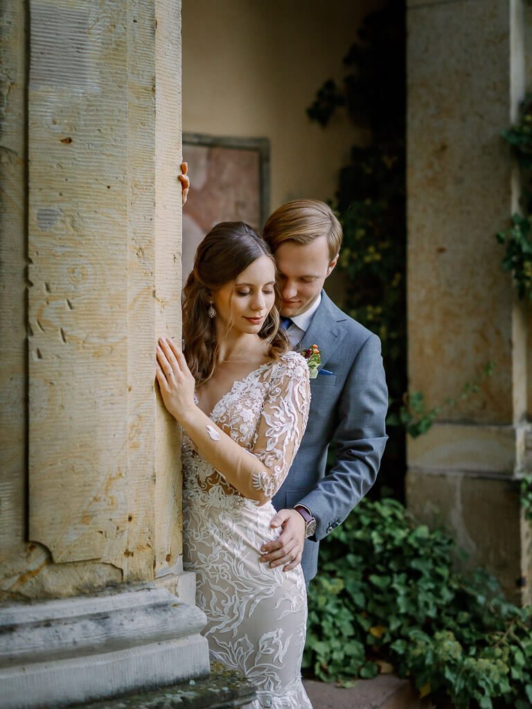 Brautpaar Schloss Machern